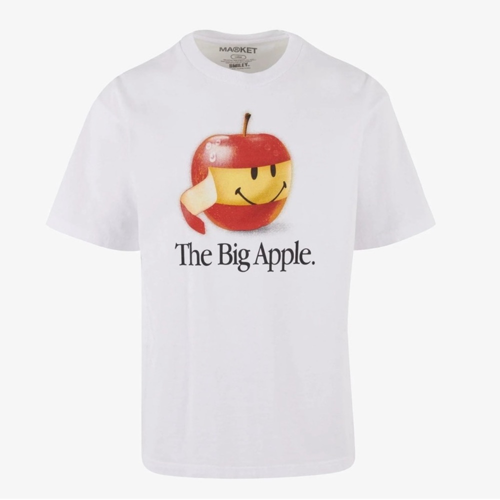 MARKET Studios x SMILEY Big Apple Graphic T-Shirt XL rare
